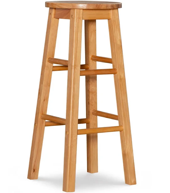 Linon McMullen 29 inch Round Wood Bar...
