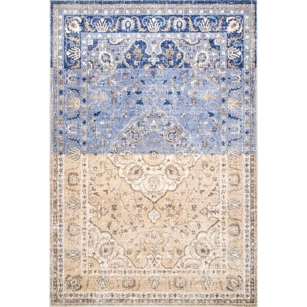 nuLOOM Vintage Kirsten Medallion Area...
