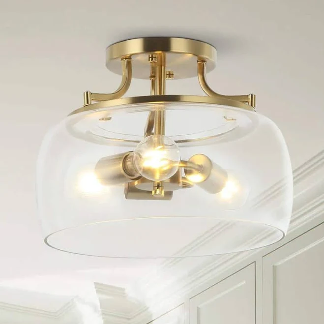 Parrot Uncle 3-Light Semi-Flush Mount...