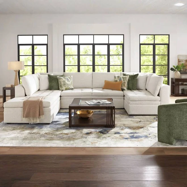 Sheridan Place Off-White 3 Pc Sectional
