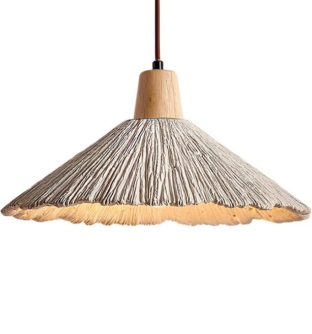 Wabi-Sabi Cream Style LED Chandelier