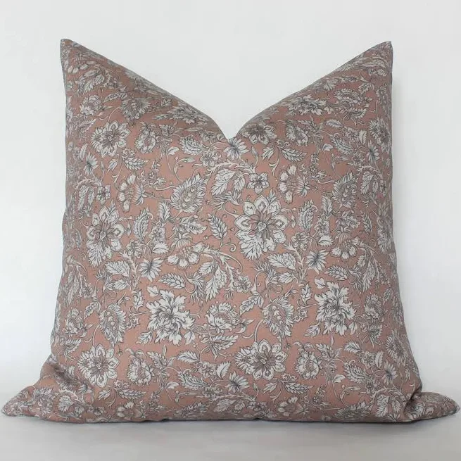 Dusty Rose Pillow Cover, Mauve Throw ...