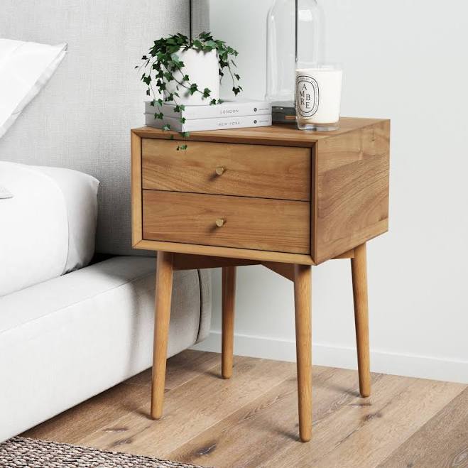 Nathan James Harper 2-Drawer Mid-Cent...