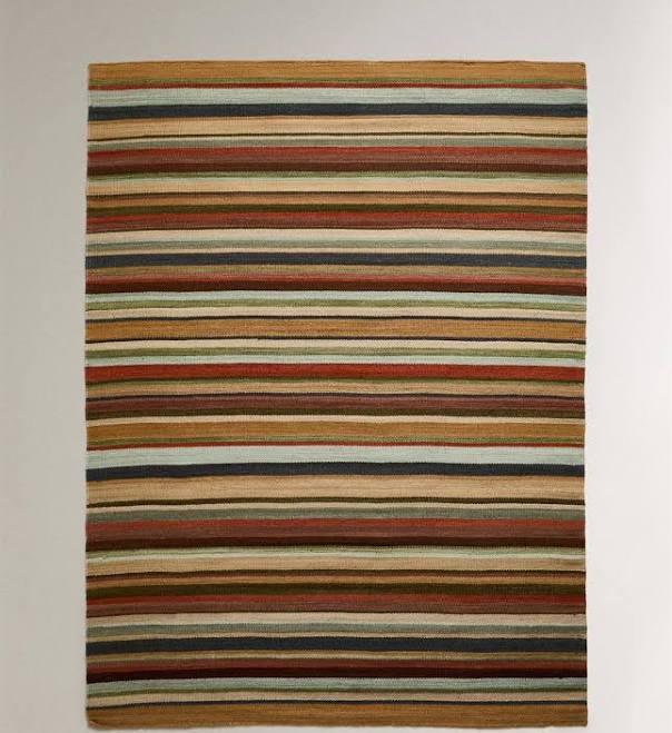 Zara Home Striped Colored Area Rug