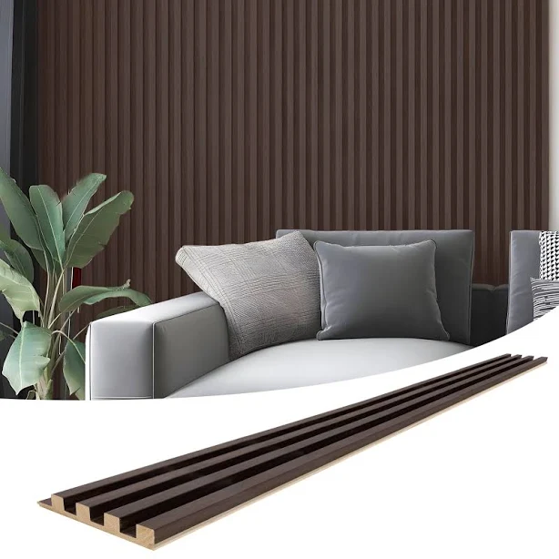 Art3d 103.94''x5.71'' Slat Wood Wall ...