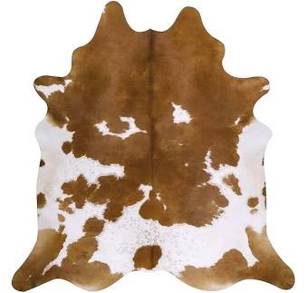 eCowhides Brown & White Brazilian Gen...