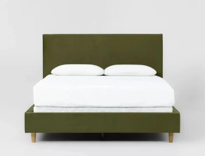 Full Bed Sets - Dean Olive Velvet Uph...