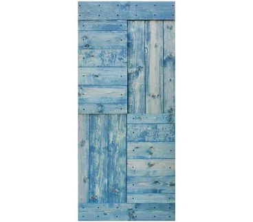 Handmade Worn Navy Sliding Barn Door ...