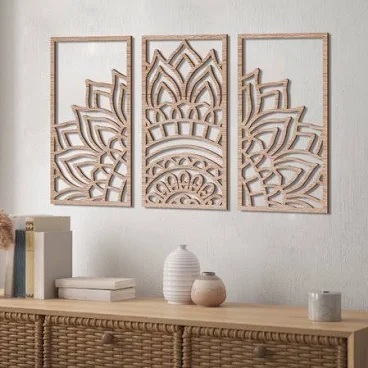 Mandala Wood Wall Decor