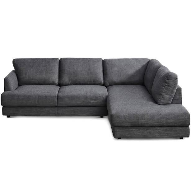 MidinMod Glendale Grey Fabric L-Shape...