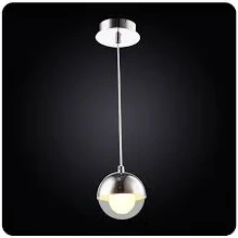 Modern Chrome Sphere Pendant Ceiling ...