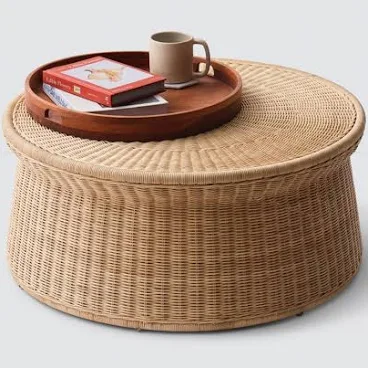 The Citizenry Ora Wicker Coffee Table