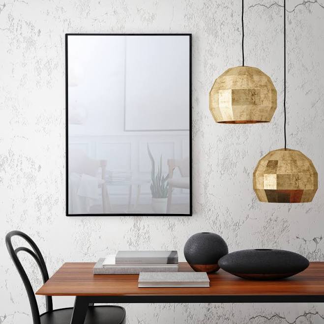 Origin 21 Rectangle Black Framed Wall...