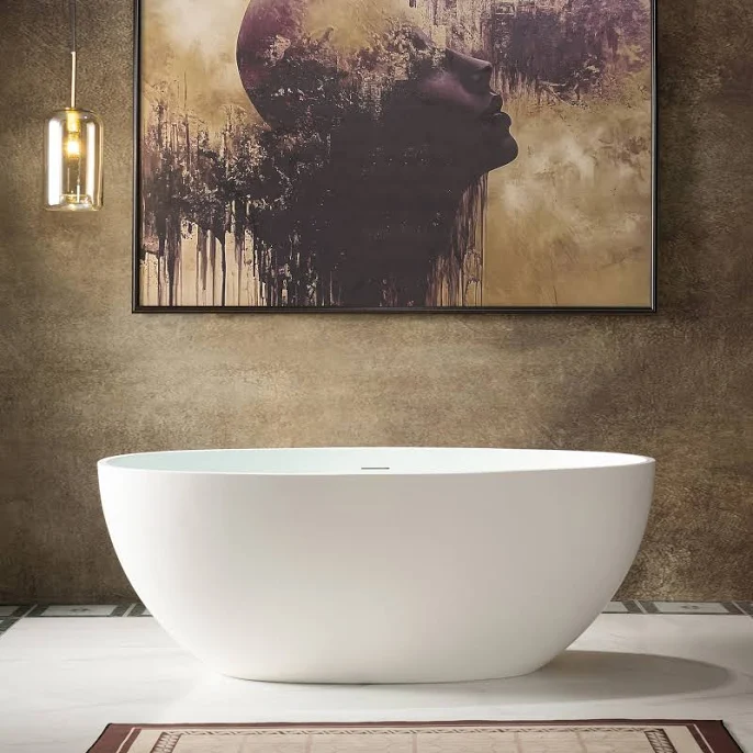 Woodbridge Stone Resin Oval Freestand...