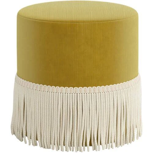 Abigail Fringe Ottoman
