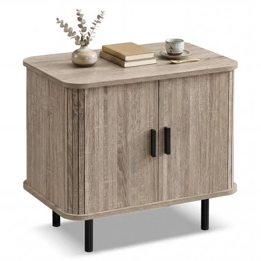 Costway End Table Modern Mid Century ...