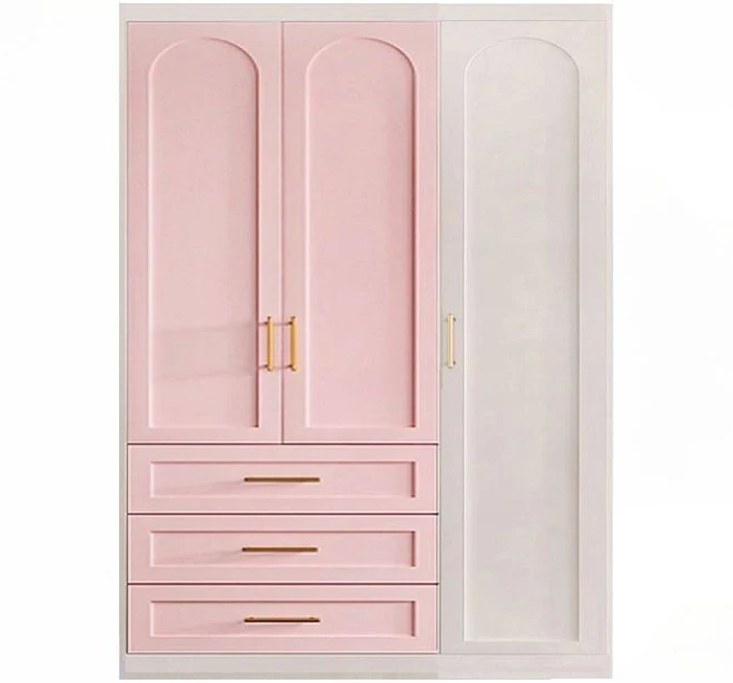 French Modern Tall Wardrobe Armoire