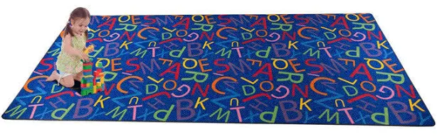 KidCarpet Colorful Letters Alphabet Rug