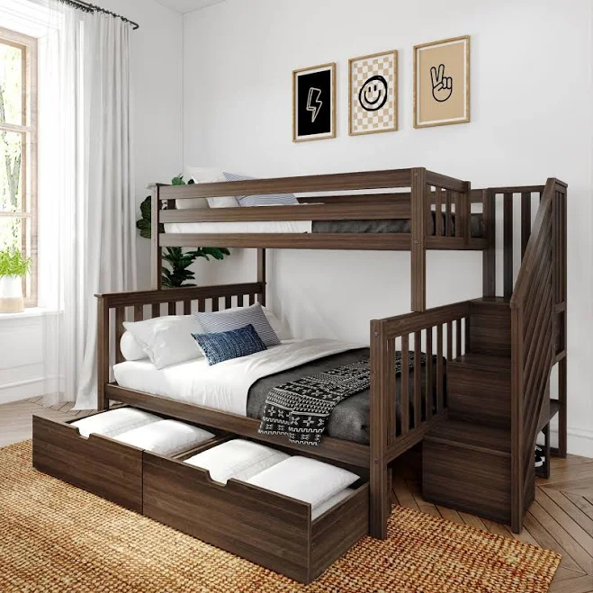 Max & Lily Twin Over Twin Staircase B...