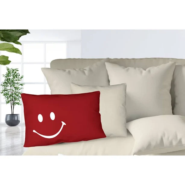 Sweet Happy Smiley Face Outdoor Recta...