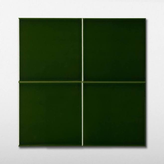 Emerald Green 6x6 Glossy Subway Tile
