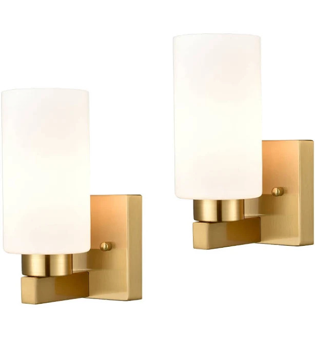 Moose Bathroom Modern Brass Wall Ligh...