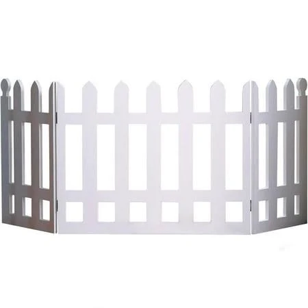 212 Main Folding White Picket Pet Gat...