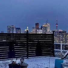 Horizontal Aluminum Semi-Privacy Fenc...