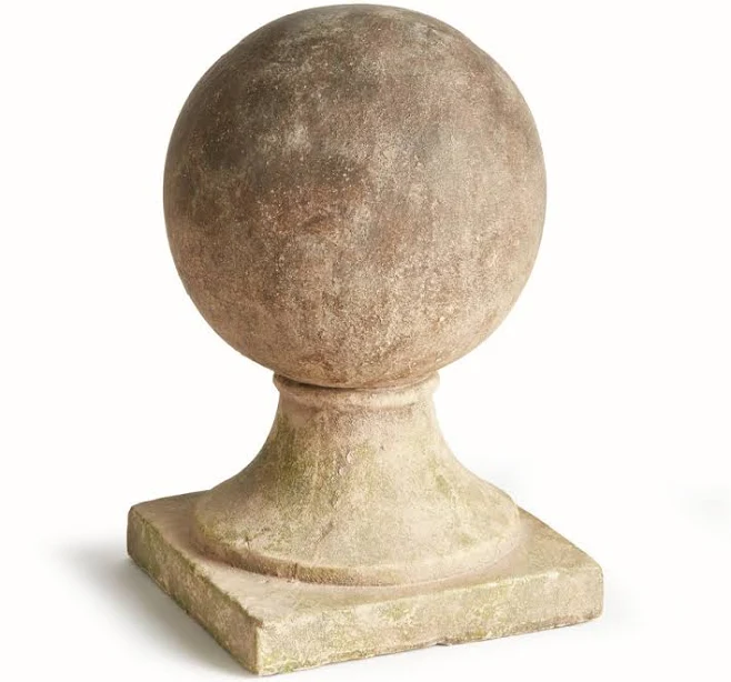 Weathered Garden Ball Finial