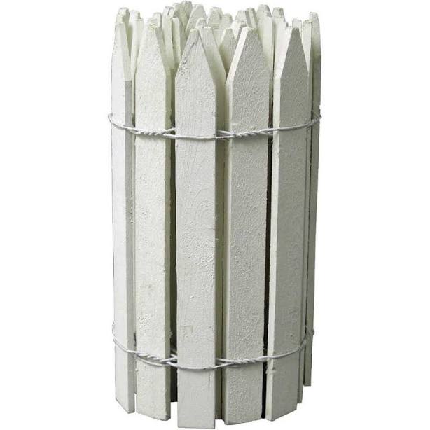 Wooden White Picket Fence Roll 16 in....