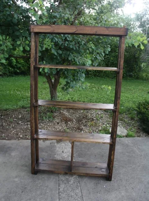 Beautiful TALL Dark Walnut Stained So...