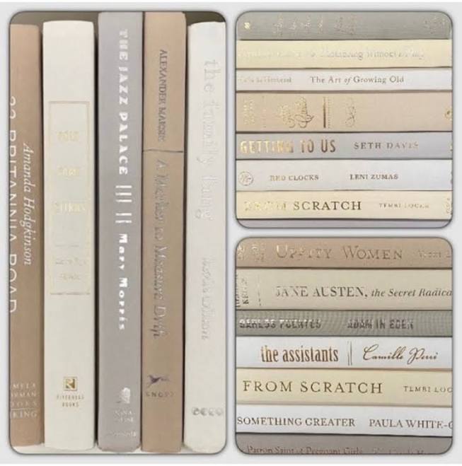 Decorative Book Set: Neutral Hues, Bo...
