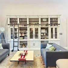 Elegant Custom Library Rolling Ladder...