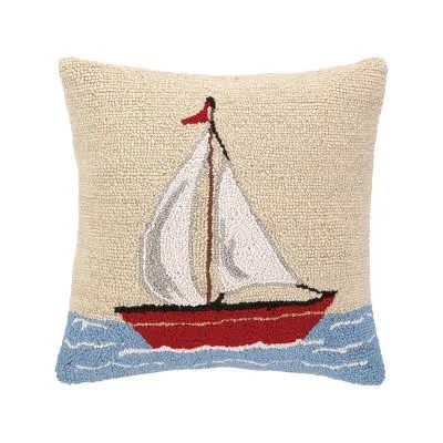 Makers Collective Sailboat Hook Pillow