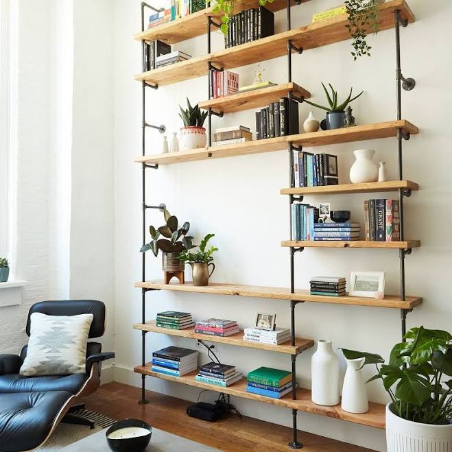 Soil & Oak Custom Bookshelves
