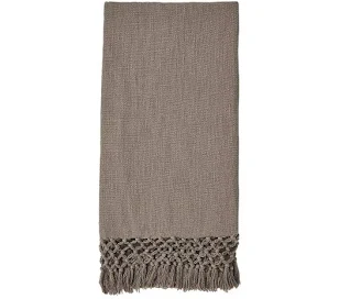 Mud Pie Macrame Throw Blanket
