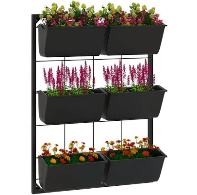 Outsunny 3-Tier Wall Planter