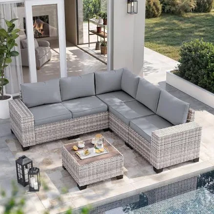 muphyers 6-Piece Outdoor Sectional Set