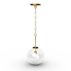Origin Brushed Gold Globe Mini Pendant Light