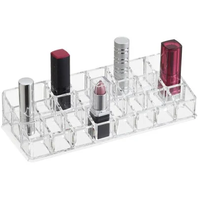 The Container Store 24-Section Luxe Acrylic Tiered Lipstick Organizer