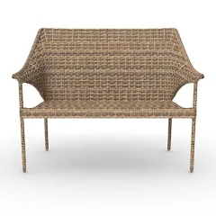 Style Selections Lola Wicker Outdoor Loveseat