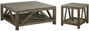 Galvanized Coffee Table — RUSTIC CHARM