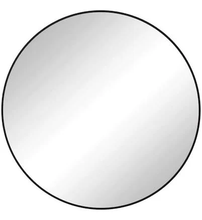 Boosicavelly H Round Framed Wall Bathroom Vanity Mirror