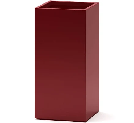 Amesbury Narrow Fiberglass Planter Box - Slim Rectangular Indoor & Outdoor Plant