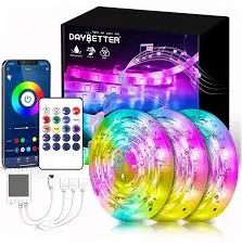 Daybetter Waterproof Bluetooth LED Strip Lights 50/65.6ft