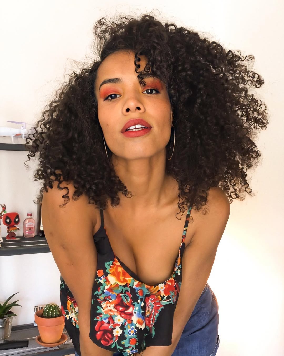 Gorgeous Voluminous 3C Curly Hair Style