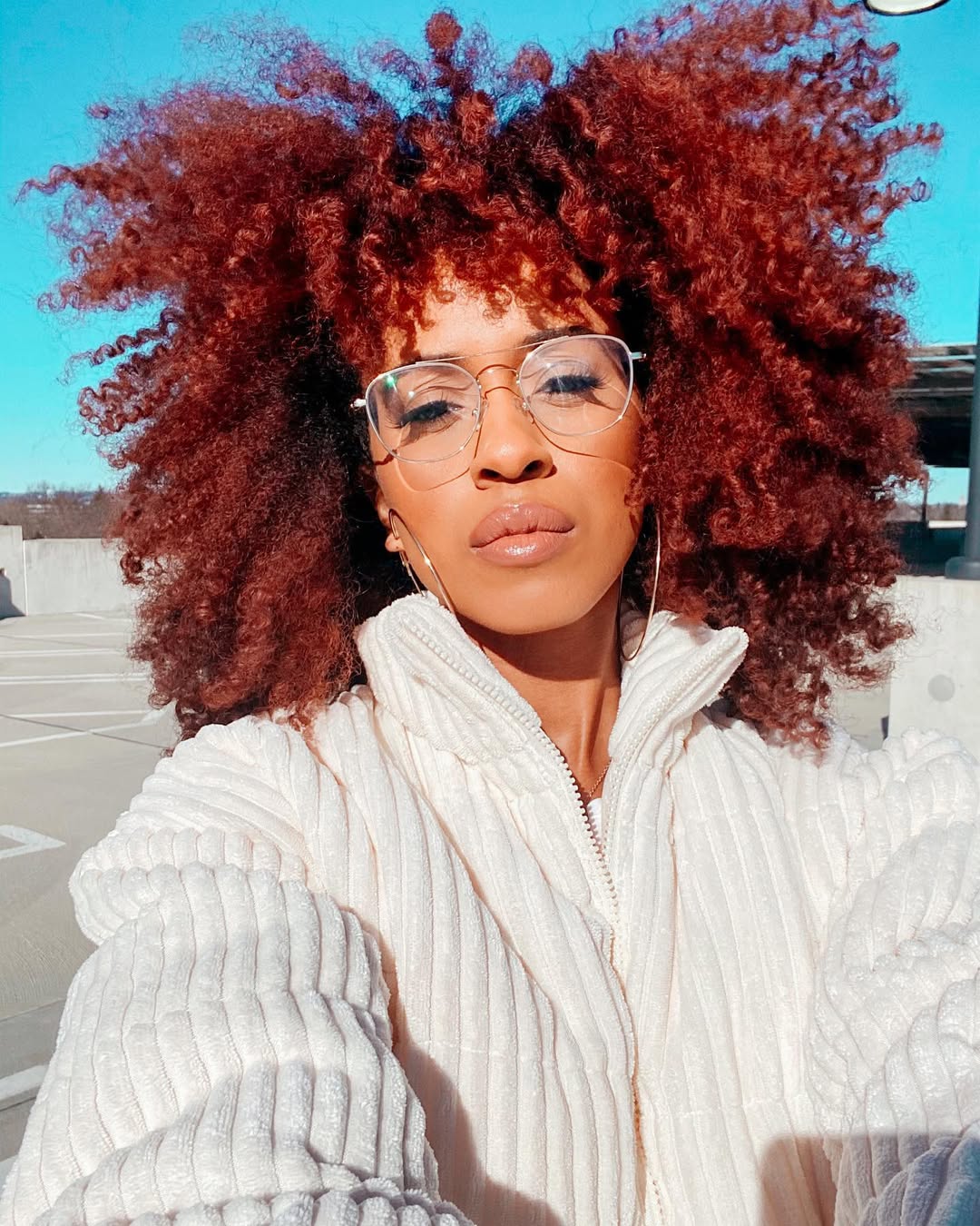 Fiery Auburn 3C Voluminous Curls