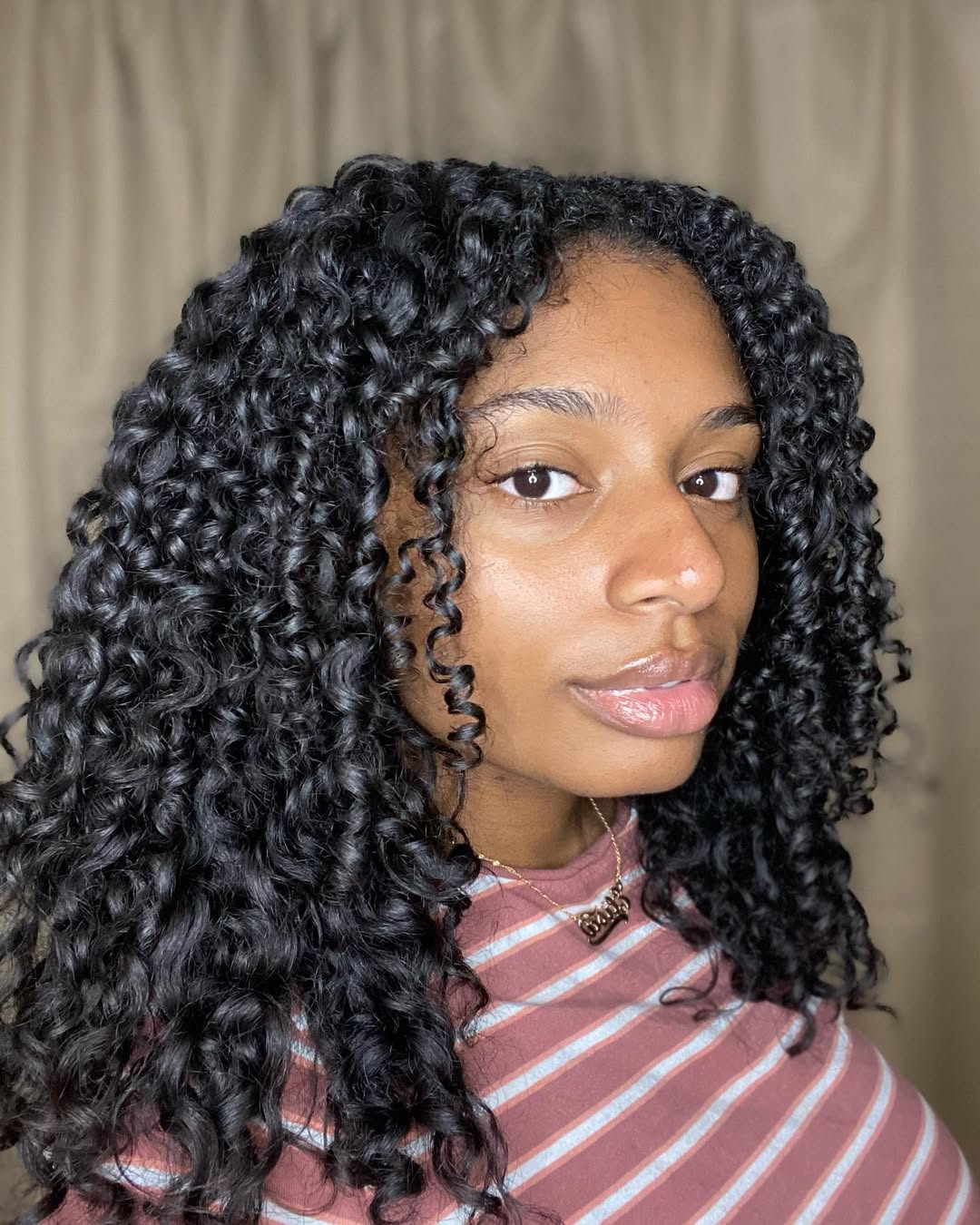 Defined 3C Curls With Natural Shine