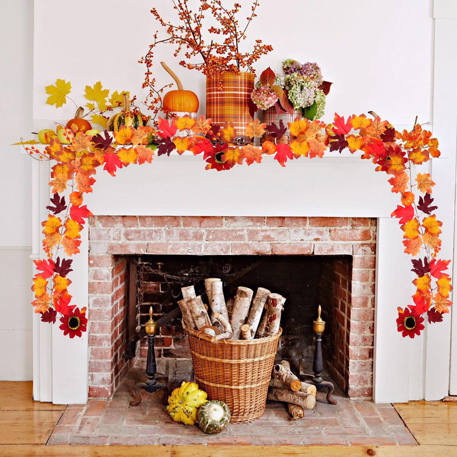 Wooden Autumn Garland Harvest Festival Fall Flower Autumn Decor Garland With Sunflowers Wood Wall Decor Holiday Decoration And Fall Decor Pumpkin Price